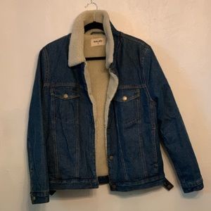 Rolla’s Fuzzy-Lined Jean Jacket